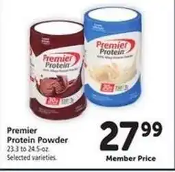 Safeway Premier Protein Powder offer
