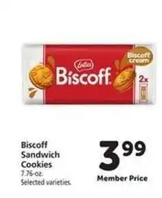 Safeway Biscoff Sandwich Cookies offer
