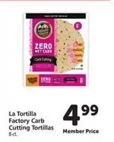 Safeway La Tortilla Factory Carb Cutting Tortillas offer