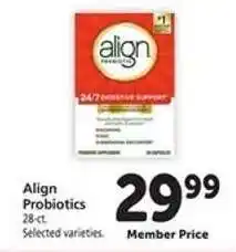 Safeway Align Probiotics offer