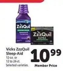 Safeway Vicks ZzzQuil Sleep-Aid offer