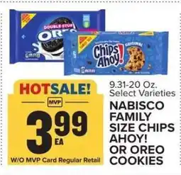Food Lion Nabisco Family Size Chips Ahoy or Oreo Cookies offer