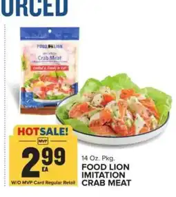 Food Lion FOOD LION IMITATION CRAB MEAT offer