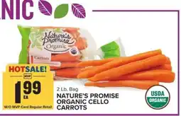 Food Lion Nature's Promise Organic Cello Carrots offer