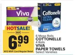 Food Lion Cottonelle & Viva Paper Towels offer