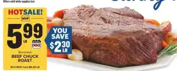Food Lion Boneless Beef Chuck Roast offer