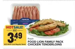 Food Lion Food Lion Family Pack Chicken Tenderloins offer
