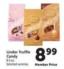 Safeway Lindor Truffle Candy offer