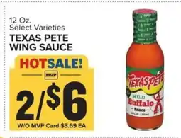 Food Lion Texas Pete Wing Sauce offer