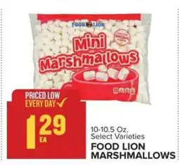 Food Lion FOOD LION MARSHMALLOWS offer