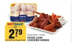 Food Lion FOOD LION CHICKEN WINGS offer