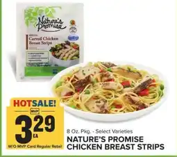 Food Lion Nature's Promise Chicken Breast Strips offer
