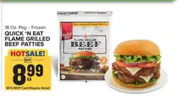 Food Lion QUICK ‘N EAT FLAME GRILLED BEEF PATTIES offer