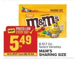Food Lion M&M's Sharing Size offer