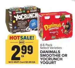 Food Lion Danimals Smoothie or YoCrunch Yogurt offer