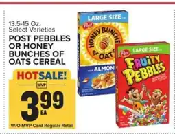 Food Lion Post Pebbles or Honey Bunches of Oats Cereal offer