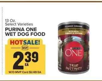 Food Lion Purina One Wet Dog Food offer