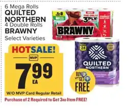 Food Lion Quilted Northern & Brawny offer