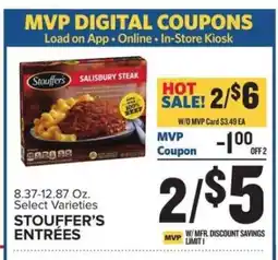 Food Lion Stouffer's Entrées offer