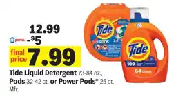 Meijer Tide Liquid Detergent offer