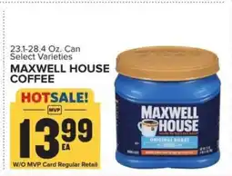 Food Lion Maxwell House Coffee offer