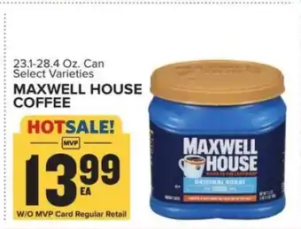 Food Lion Maxwell House Coffee offer