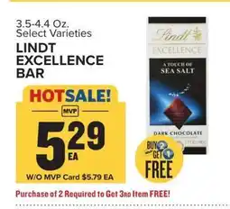 Food Lion Lindt Excellence Bar offer