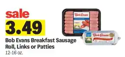 Meijer Bob Evans Breakfast Sausage Roll, Links or Patties offer