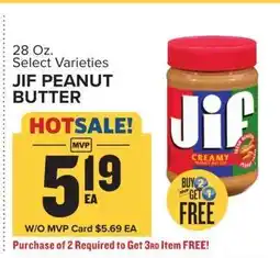 Food Lion Jif Peanut Butter offer
