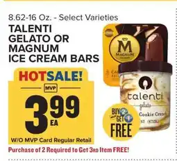 Food Lion Talenti Gelato or Magnum Ice Cream Bars offer