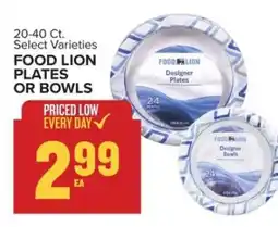 Food Lion Food Lion Plates or Bowls offer