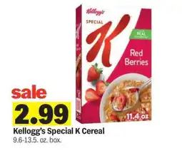 Meijer Kellogg's Special K Cereal offer