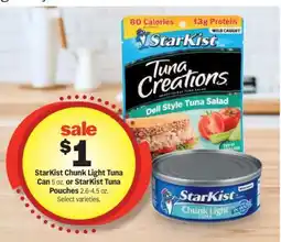 Meijer Starkist Chunk Light Tuna offer