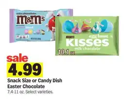 Meijer Snack Size or Candy Dish Easter Chocolate offer