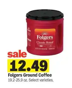 Meijer Folgers Ground Coffee offer