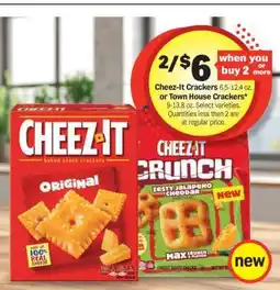Meijer Cheez-It Crackers or Town House Crackers offer