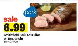 Meijer Smithfield Pork Loin Filet or Tenderloin offer