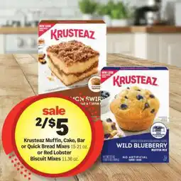 Meijer Krusteaz Muffin, Cake, Bar or Quick Bread Mixes offer