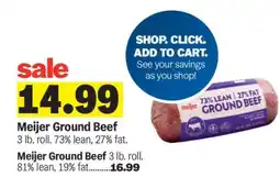 Meijer Meijer Ground Beef offer