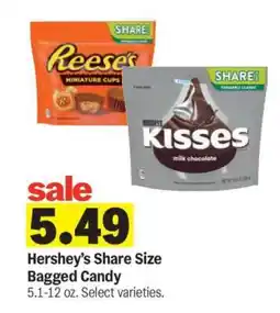 Meijer Hershey's Share Size Bagged Candy offer