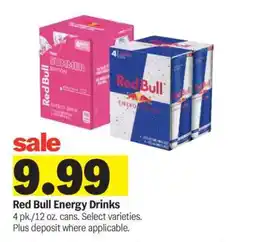 Meijer Red Bull Energy Drinks offer