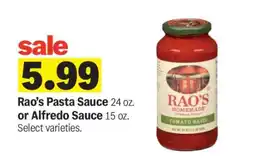 Meijer Rao's Pasta Sauce or Alfredo Sauce offer