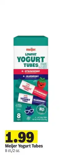 Meijer Meijer Yogurt Tubes offer