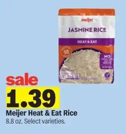 Meijer Meijer Heat & Eat Rice offer