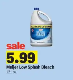 Meijer Meijer Low Splash Bleach offer