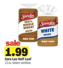 Meijer Sara Lee Half Loaf offer