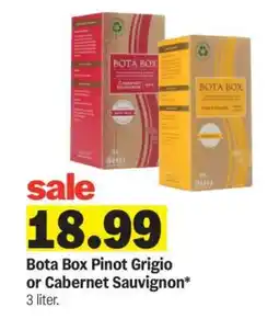 Meijer Bota Box Pinot Grigio or Cabernet Sauvignon offer