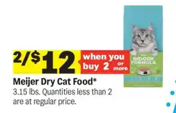 Meijer Meijer Dry Cat Food offer