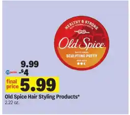 Meijer Old Spice Hair Styling Products offer