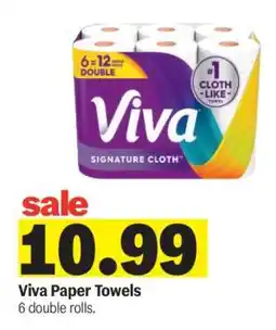 Meijer Viva Paper Towels offer